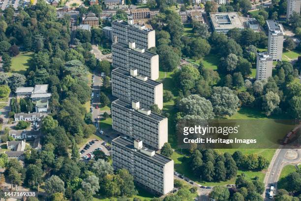 Alton West Estate, Roehampton, Greater London Authority, 2021. Creator: Damian Grady.