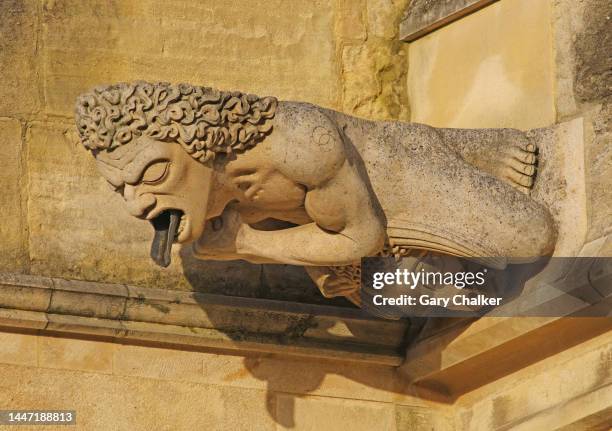 gloucester cathedral gargoyle - gloucester england stock pictures, royalty-free photos & images