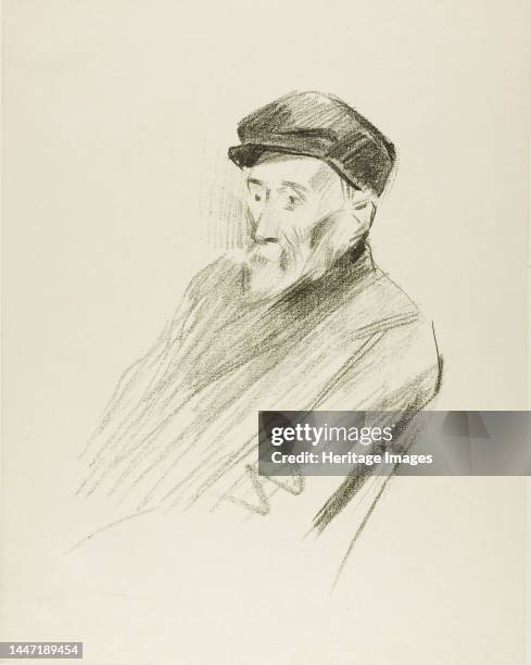 Portrait of Renoir, Third Plate, 1905. Creator: Jean Louis Forain.