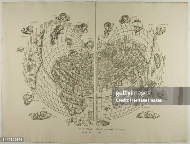 Tradewinds reprinted 1889. Published by Bernardi Sylvani, Venice. Creator: Unknown.