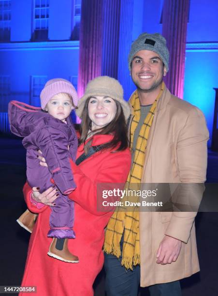 Louisa Lytton and Ben Bhanvra attend the VIP Launch of Christmas At Kenwood at Kenwood House on December 06, 2022 in London, England.