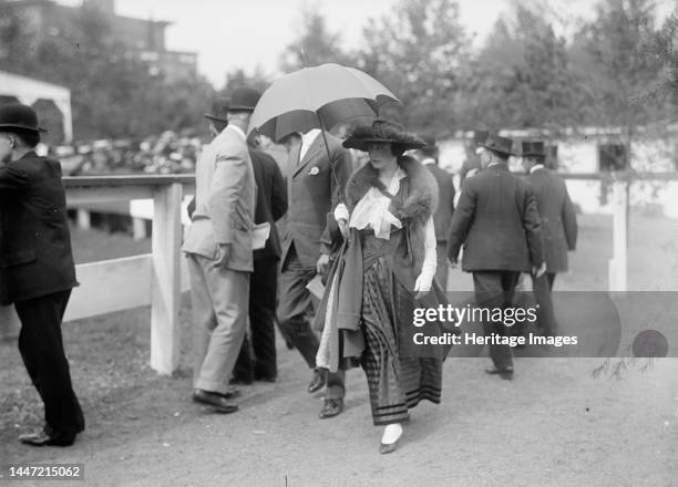 Horse Shows - Mrs. Jerome Bonaparte, 1917. Creator: Harris & Ewing.