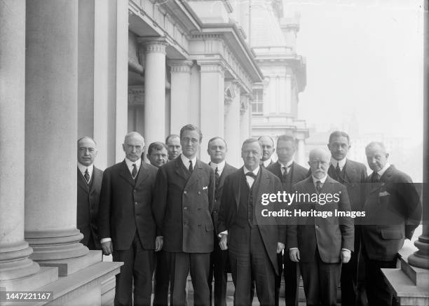 Navy Department, U.S. Navy Department Chiefs - Heads: Adm. Strauss, Chief of Ordnance; Adm. Benson, Chief of Operations; Adm. Mclean, Judge Advocate...