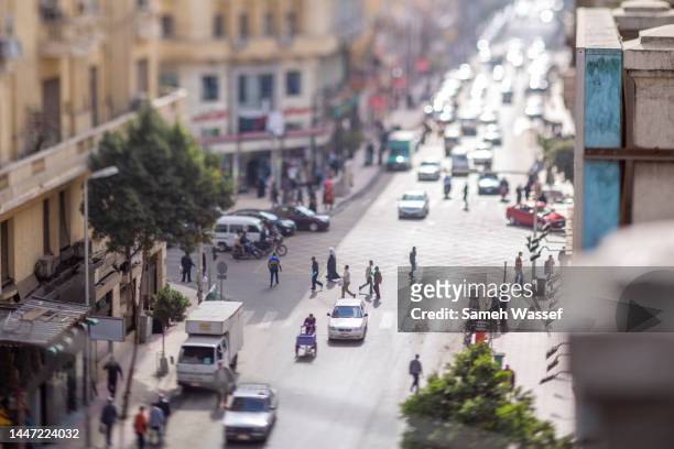 downtown cairo - cairo traffic stock pictures, royalty-free photos & images