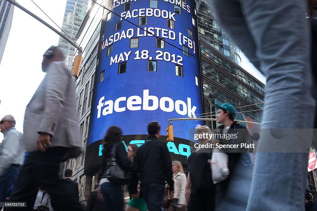 Facebook Debuts As Public Company With Initial Public Offering On NASDAQ Exchange