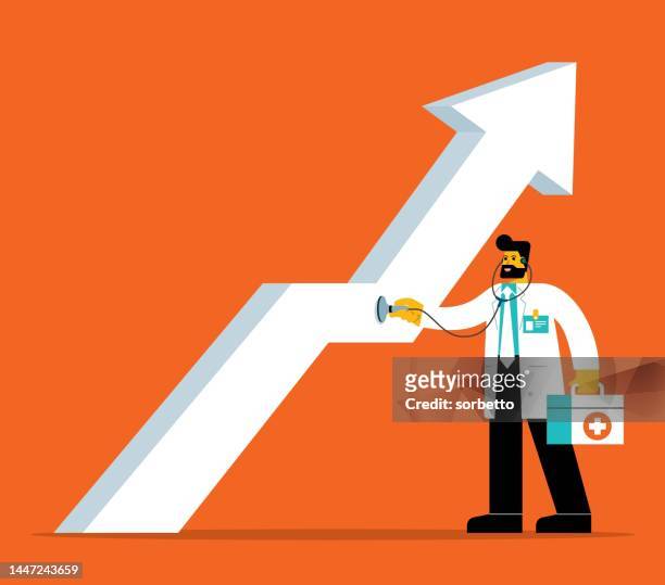 sick - investment - financial figures accounting stock illustrations