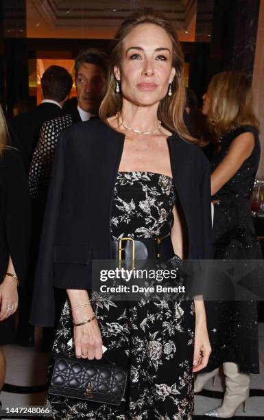 Claire Forlani attends The Lady Garden Gala 2022 at Claridge's Hotel on December 06, 2022 in London, England.
