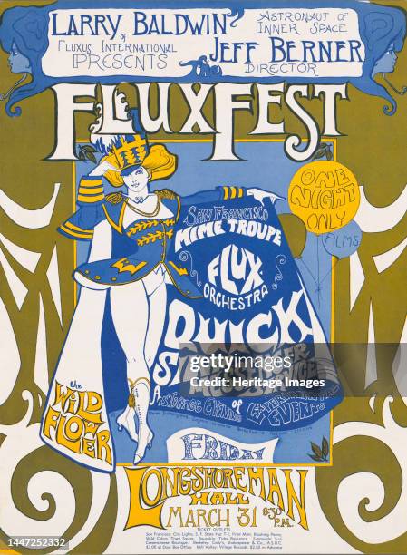 Larry Baldwin of Fluxus International presents FluxFest, c1967. [Publisher: [Berkeley-Bonaparte for] Fluxus International; Place: San Francisco]...