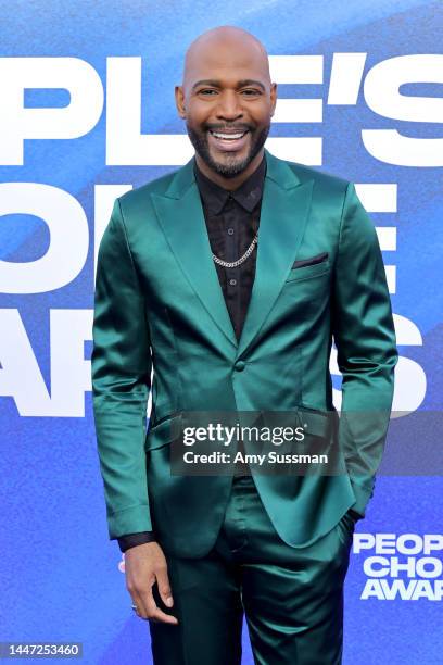 Karamo Brown attends the 2022 People's Choice Awards at Barker Hangar on December 06, 2022 in Santa Monica, California.