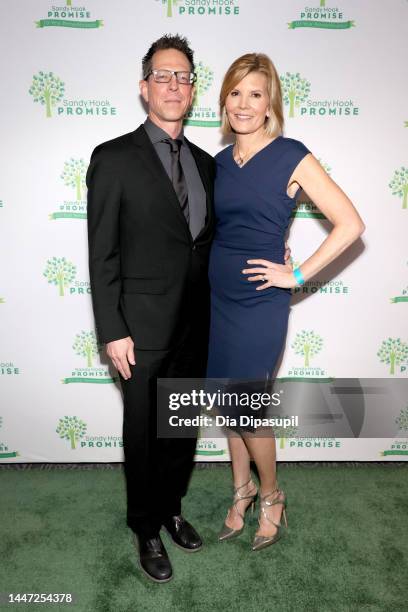 Chris Bro and Kate Snow attend the 2022 Sandy Hook Promise Benefit at The Ziegfeld Ballroom on December 06, 2022 in New York City.