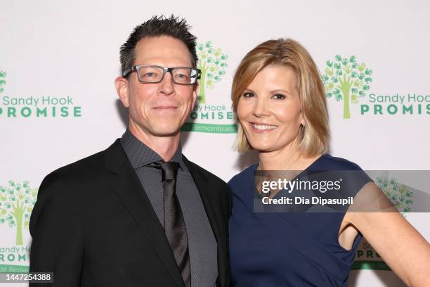 Chris Bro and Kate Snow attend the 2022 Sandy Hook Promise Benefit at The Ziegfeld Ballroom on December 06, 2022 in New York City.