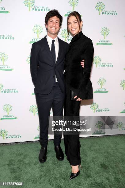 Josh Kushner and Karlie Kloss attend the 2022 Sandy Hook Promise Benefit at The Ziegfeld Ballroom on December 06, 2022 in New York City.