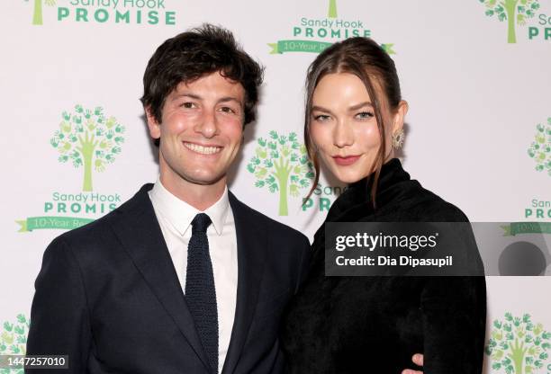 Josh Kushner and Karlie Kloss attend the 2022 Sandy Hook Promise Benefit at The Ziegfeld Ballroom on December 06, 2022 in New York City.