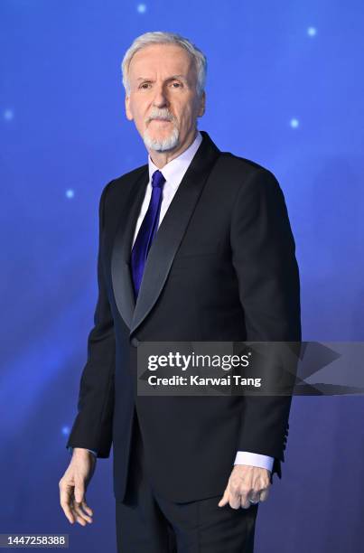Director James Cameron attends the "Avatar: The Way Of Water" World Premiere at Odeon Luxe Leicester Square on December 06, 2022 in London, England.