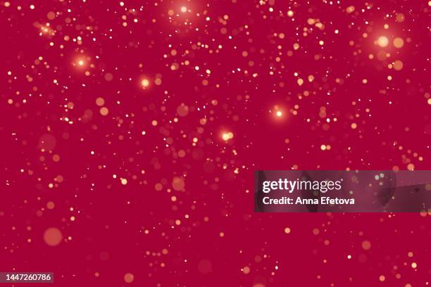 many blurred bright confetti on magenta background. festive colorful backdrop for your design. merry christmas and happy new year - confetti background bildbanksfoton och bilder