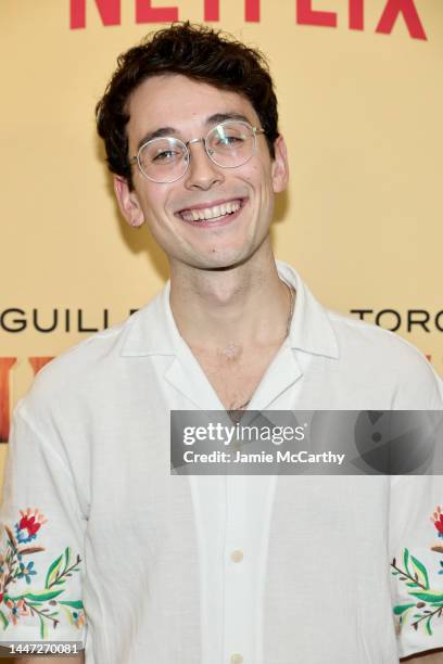 Julian Shapiro-Barnum attends Guillermo Del Toro's "Pinocchio" New York Premiere at Museum of Modern Art on December 06, 2022 in New York City.