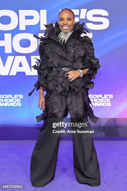 Billy Porter attends the 2022 People's Choice Awards at Barker Hangar on December 06, 2022 in Santa Monica, California.