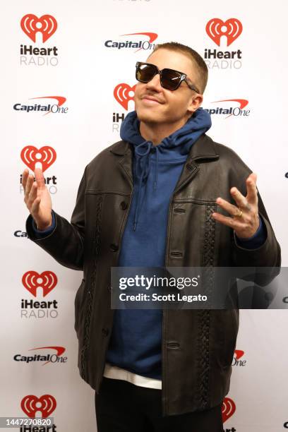 Macklemore attends iHeartRadio Channel 95.5's Jingle Ball 2022 Presented by Capital One at Little Caesars Arena on December 06, 2022 in Detroit,...