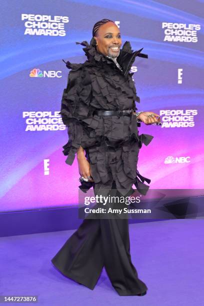 Billy Porter attends the 2022 People's Choice Awards at Barker Hangar on December 06, 2022 in Santa Monica, California.