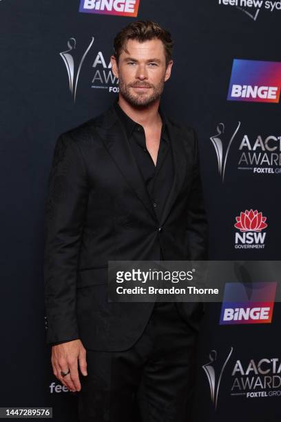 Chris Hemsworth attends the 2022 AACTA Awards Presented By Foxtel Group at the Hordern on December 07, 2022 in Sydney, Australia.