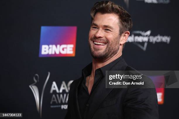 Chris Hemsworth attends the 2022 AACTA Awards Presented at the Hordern on December 07, 2022 in Sydney, Australia.