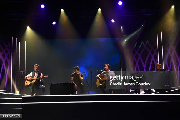 Guy Pearce performs during the 2022 AACTA Awards Presented By Foxtel Group at the Hordern on December 07, 2022 in Sydney, Australia.