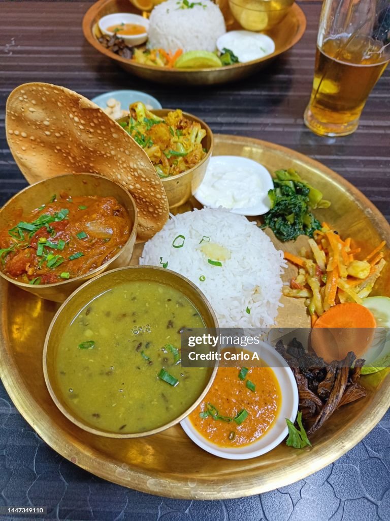 Nepalese Food, Dal Bhat