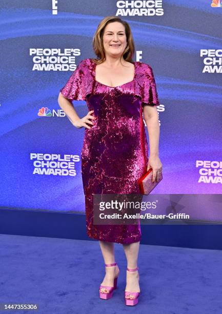 Ana Gasteyer attends the 2022 People's Choice Awards at Barker Hangar on December 06, 2022 in Santa Monica, California.
