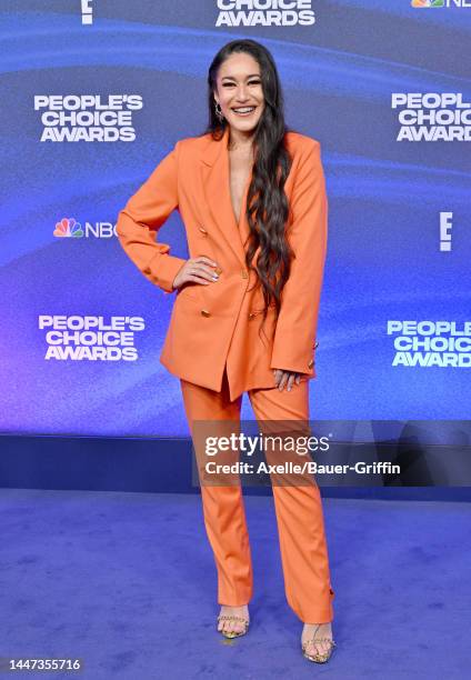 Orianka Kilcher attends the 2022 People's Choice Awards at Barker Hangar on December 06, 2022 in Santa Monica, California.