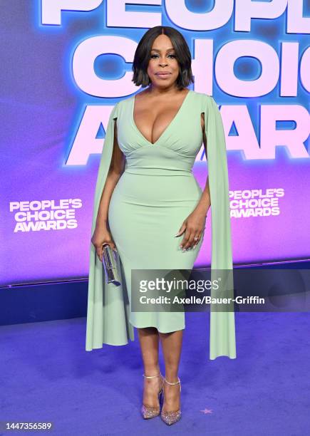 Niecy Nash attends the 2022 People's Choice Awards at Barker Hangar on December 06, 2022 in Santa Monica, California.