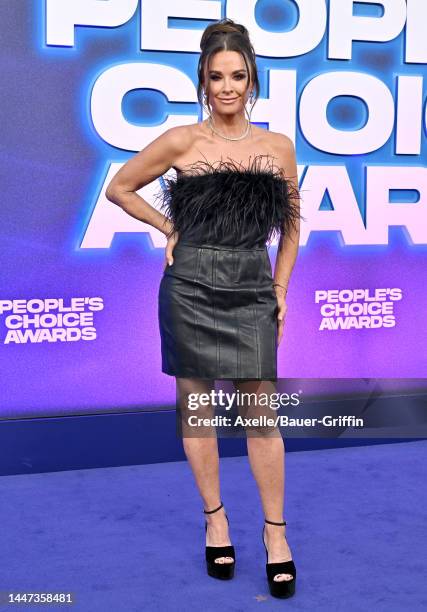 Kyle Richards attends the 2022 People's Choice Awards at Barker Hangar on December 06, 2022 in Santa Monica, California.