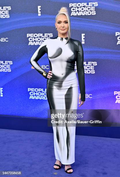 Erika Jayne attends the 2022 People's Choice Awards at Barker Hangar on December 06, 2022 in Santa Monica, California.