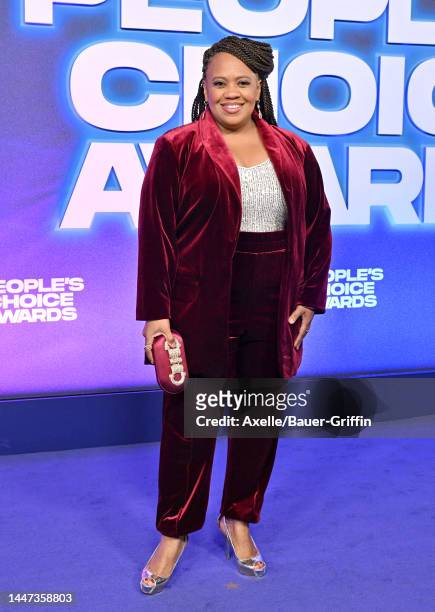 Chandra Wilson attends the 2022 People's Choice Awards at Barker Hangar on December 06, 2022 in Santa Monica, California.