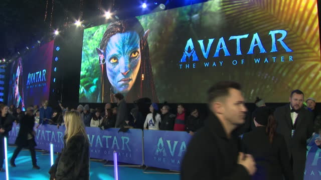GBR: Avatar: The Way of Water Premier London Red Carpet
