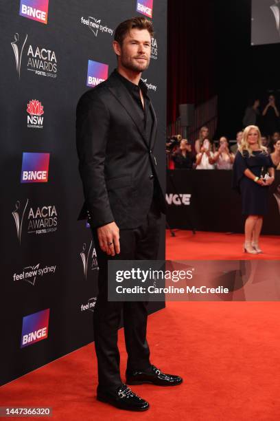 Chris Hemsworth attends the 2022 AACTA Awards Presented By Foxtel Group at the Hordern on December 07, 2022 in Sydney, Australia.