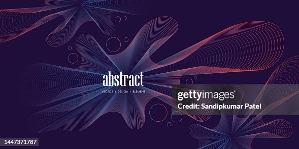 Abstract background with dynamic waves Abstract background with dynamic waves