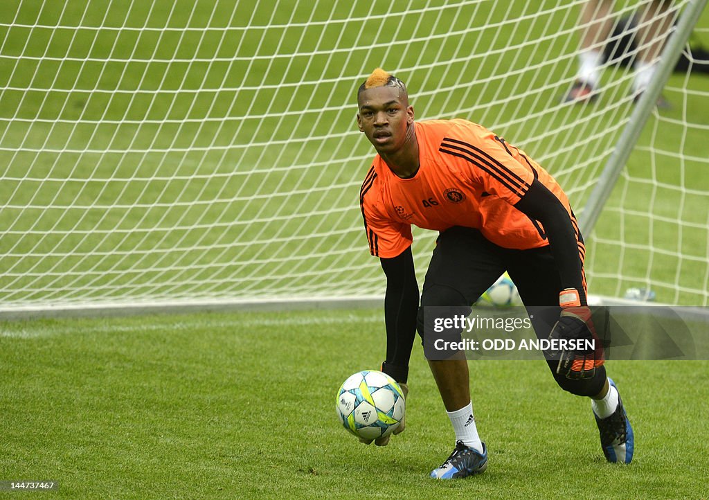 Chelsea's British goalkeeper Jamal Black