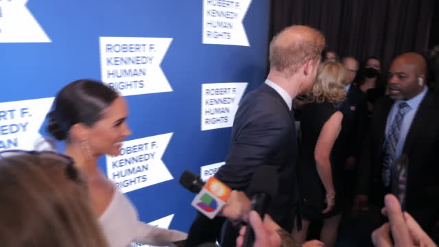 NY: The Robert F Kennedy Human Rights organisation presented the Duke and Duchess of Sussex with the Ripple of Hope Award
