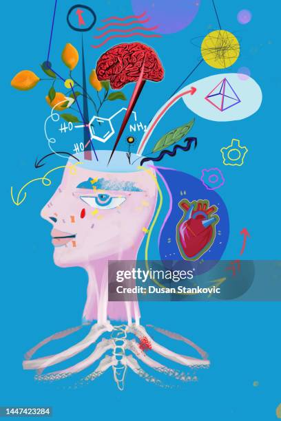 healthcare and medicine - surrealism stock illustrations