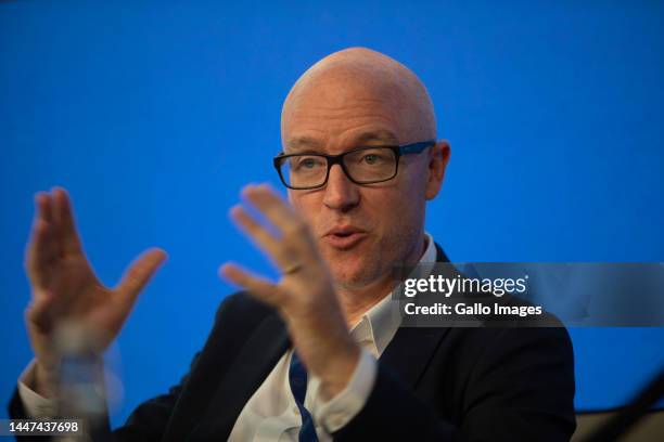 Head of Climate Change at HSBC UK, Tim Lord, during the Climate Investment Summit at the London Stock Exchange on June 28, 2023 in London, United...