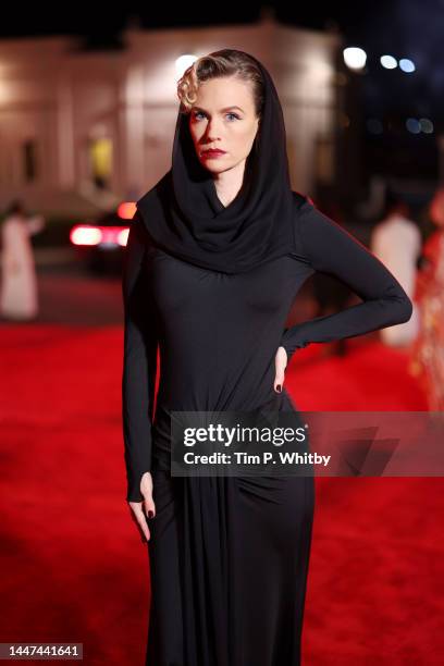 January Jones attends the screening of "Empire of Light" at the Red Sea International Film Festival on December 07, 2022 in Jeddah, Saudi Arabia.