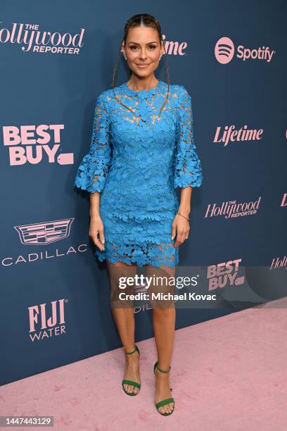 Maria Menounos attends The Hollywood Reporter 2022 Power 100 Women in Entertainment presented by Lifetime at Fairmont Century Plaza on December 07,...