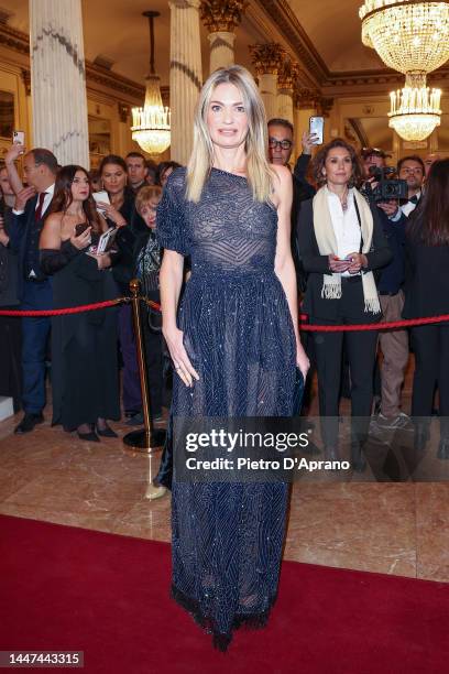 Chiara Bazoli attends the 2022-2023 Season Inauguration at Teatro Alla Scala on December 07, 2022 in Milan, Italy.