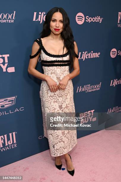 Jurnee Smollett attends The Hollywood Reporter 2022 Power 100 Women in Entertainment presented by Lifetime at Fairmont Century Plaza on December 07,...