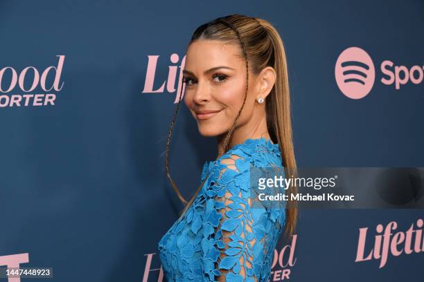 Maria Menounos attends The Hollywood Reporter 2022 Power 100 Women in Entertainment presented by Lifetime at Fairmont Century Plaza on December 07,...