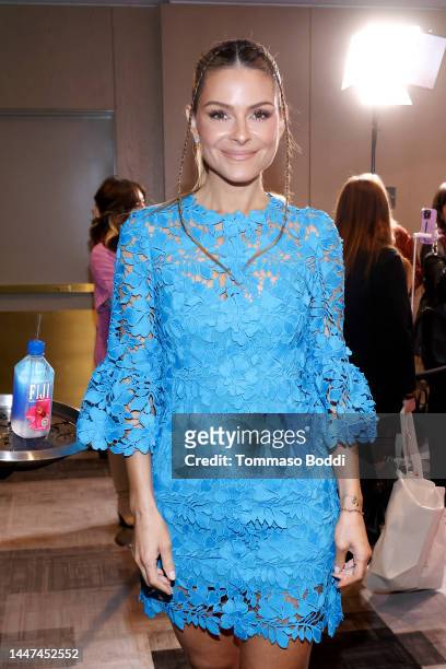 Maria Menounos with FIJI Water at The Hollywood Reporter's Women in Entertainment Gala 2022 at Fairmont Century Plaza on December 07, 2022 in Los...