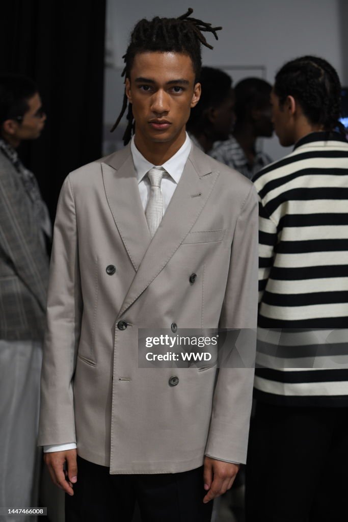 Imx Spring Backstage at Emporio Armani RTW SS 2023 on June 18, in Milan News Photo ...