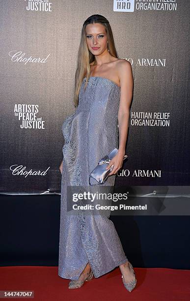 Actress Petra Nemcova attends the Haiti Carnival In Cannes Benefitting J/P HRO, Artists For Peace and Justice & Happy Hearts Fund Presented By Armani...