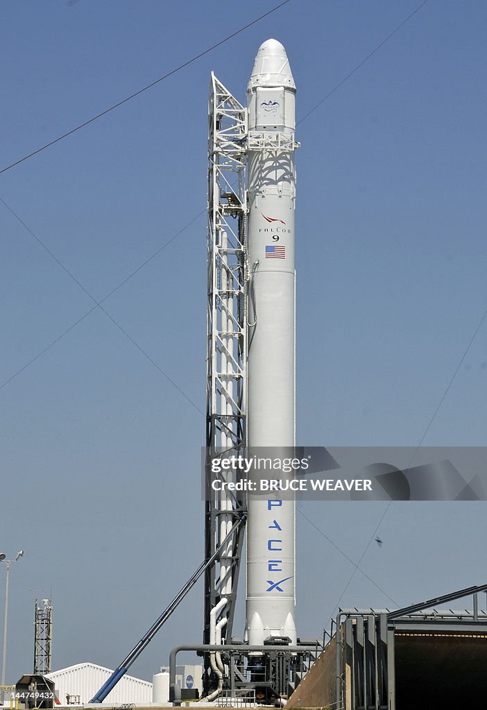 SpaceX's Falcon 9 spacecraft, with the D