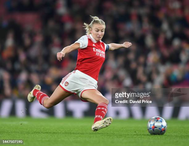 Leah Williamson of Arsenal during the UEFA Women's Champions League group C match between Arsenal and Juventus at Emirates Stadium on December 07,...
